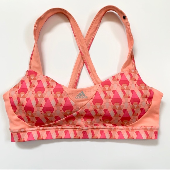 adidas Other - Adidas pink and orange sports bra Size: Medium